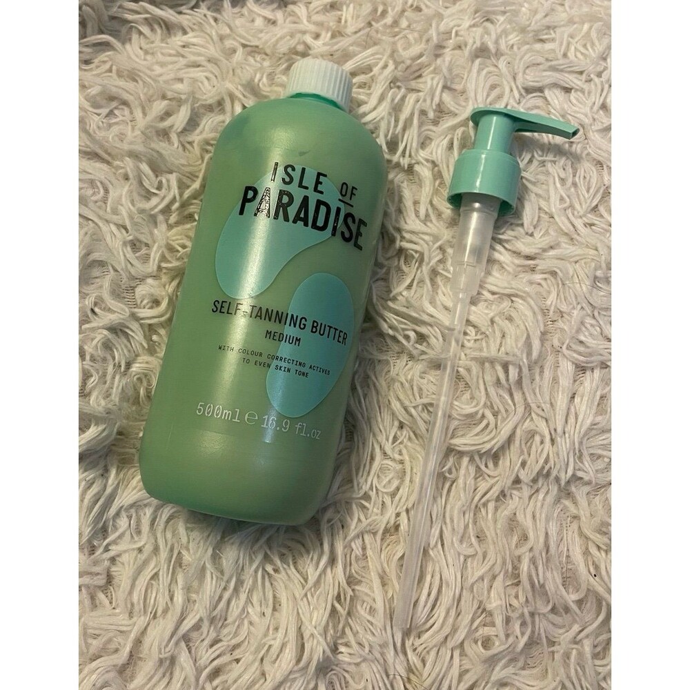 Isle of Paradise 500 ml 16.9 oz self tanning butter large bottle with pump New